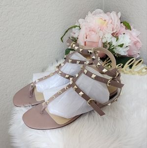 Kaitlyn Pan Studded Sandals New
